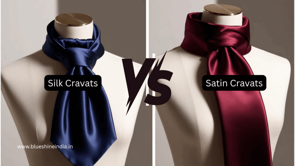 Silk Cravats vs Satin Cravats