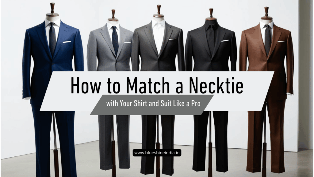 Match Necktie with Shirt and Suit